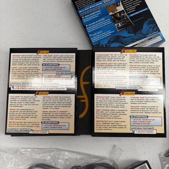 NBC Heroes Seasons 1 2 & 4 Blu Ray Seasons Lot Bundle NO SEASON 3 - Picture 8 of 9